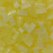 Miyuki half tila 5x2.4mm beads - Silk pale yellow HTL-2554